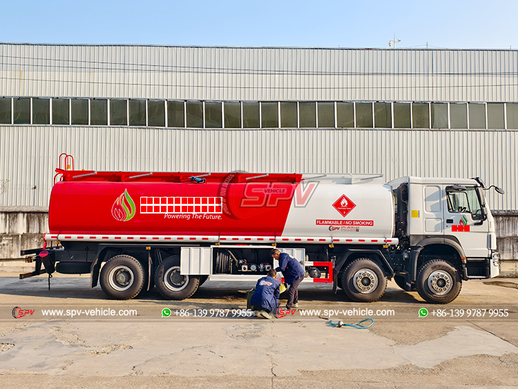 Pumping Fuel Test for 30,000 Litres Fuel Delivery Truck - SPV Trucks